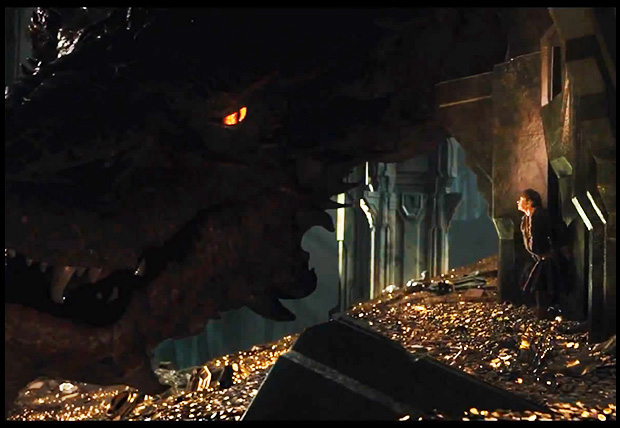 Smaug en el trailer del 'Hobbit: la desolación de Smaug'