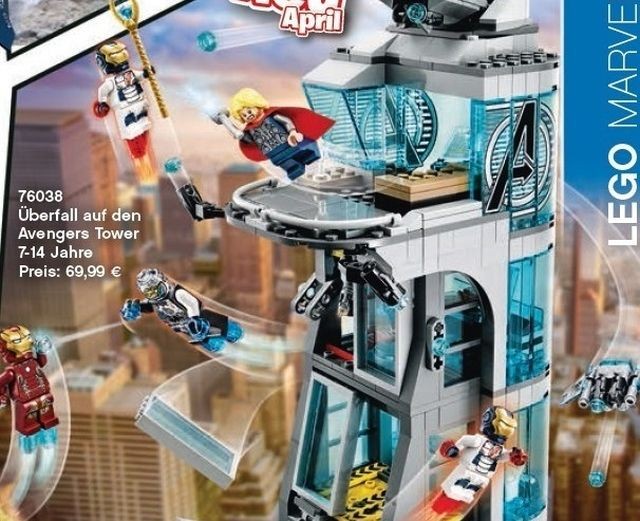 Torre stark Lego de Los vengadores: La era de Ultrón